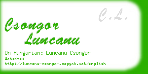 csongor luncanu business card